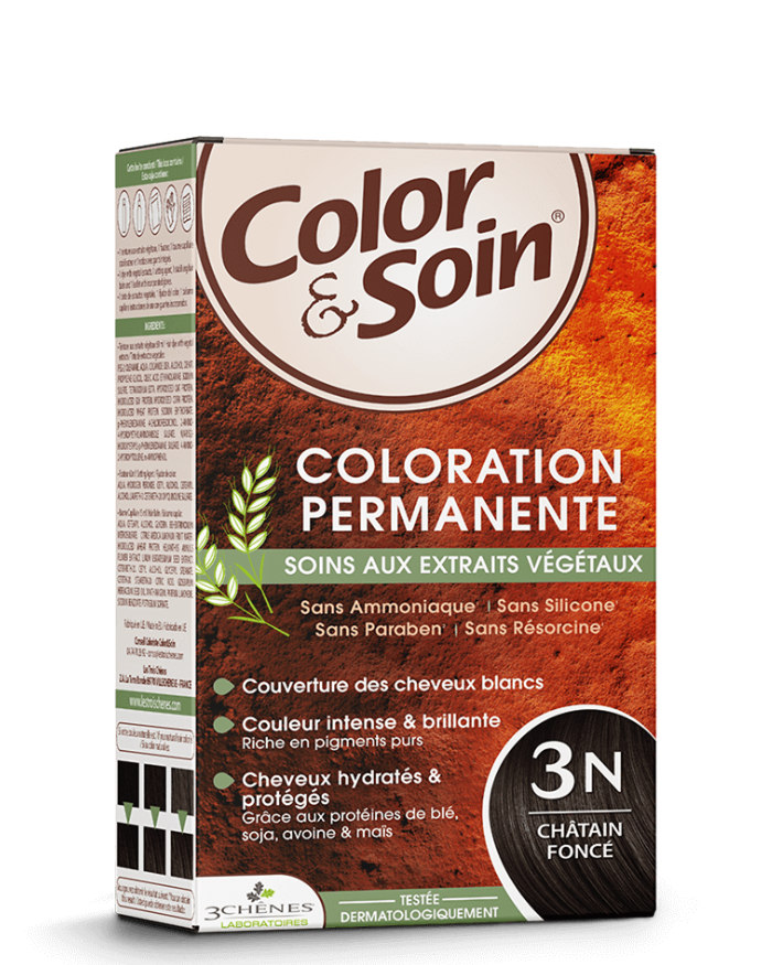 3 Chênes Color & Soin Coloration permanente 3N Châtain Foncé