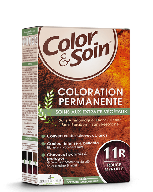 3 Chênes Color & Soin Coloration permanente 11R Rouge Myrtille